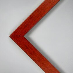 Frame cherry laminate finish.
